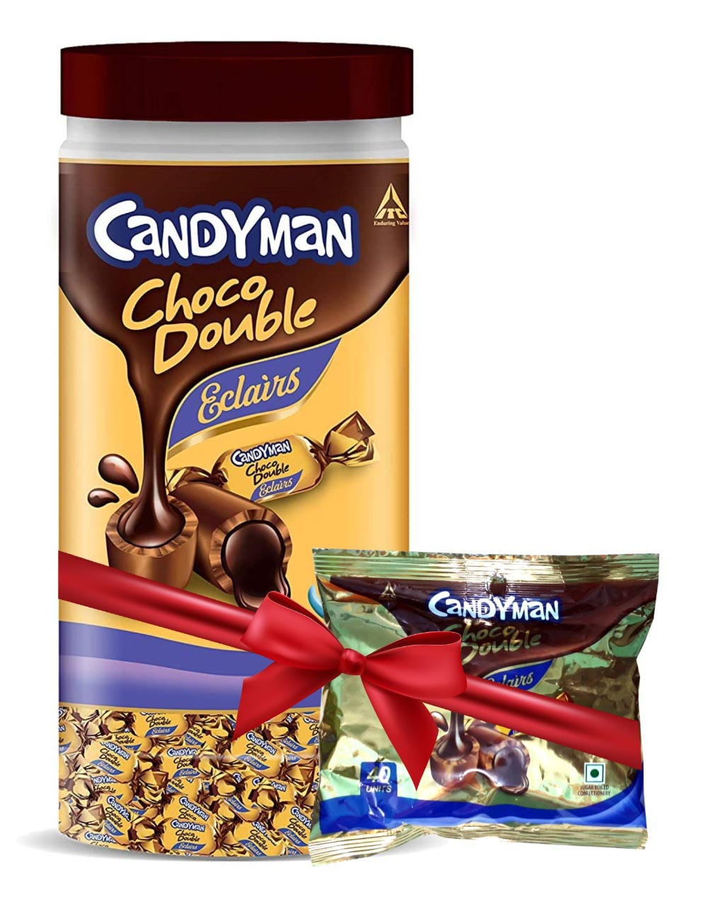 Candyman Choco Eclairs  Jar